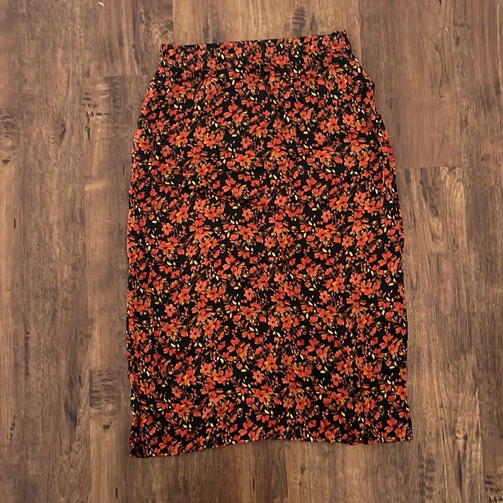 GAP floral pencil skirt NWT